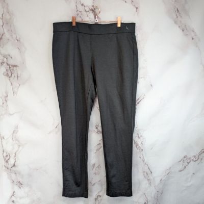 Eddie Bauer Legging Women 16 XL Gray Pull On Baselayer Modal Passenger Ponte